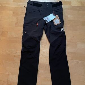Mammut Courmayeur SO Pants Men Black Medium NWT